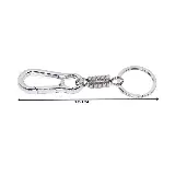 Karabiner Carabiner Gantungan Kunci Multifungsi Stainless Steel — 8