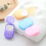 Sabun Mandi Cuci Tangan Kertas Traveling Portable Organik Paper Soap — 4