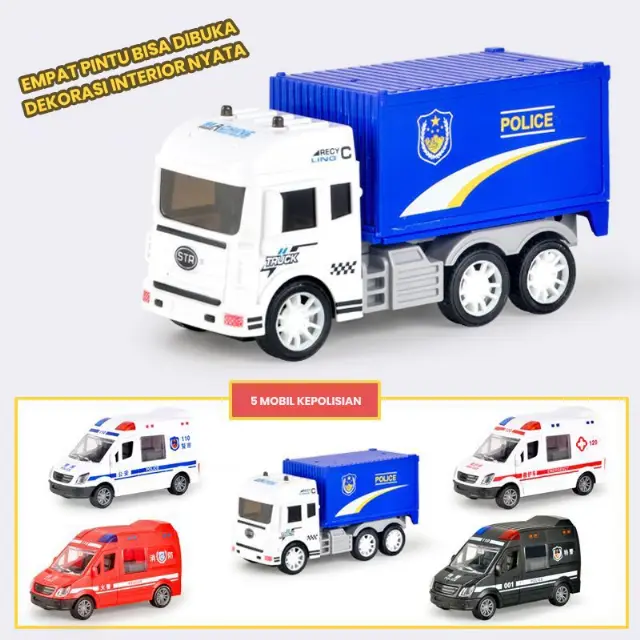 Mainan Anak Laki-Laki - Mobil / Truk / Bus / Jeep / Tank