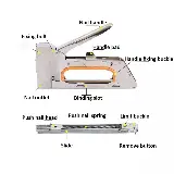 Gun Tacker 13/4-6-8mm Powerful Stapler Tembak Kuat Dan Kokoh — 1