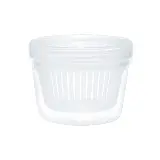 Toples Bulat Tirisan Bawang Sayur Transparan Wadah Serbaguna Dapur — 1
