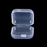 Kotak Tempat Perhiasan Bening Plastik Kecil Mini Box Serbaguna — 2