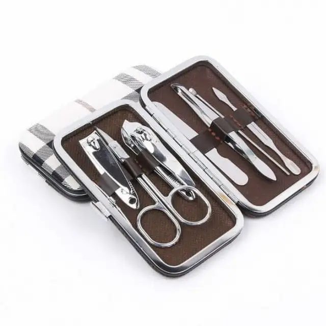Set 7 Pcs Gunting Kuku Nail Art Set Perlengkapan Manicure Pedicure