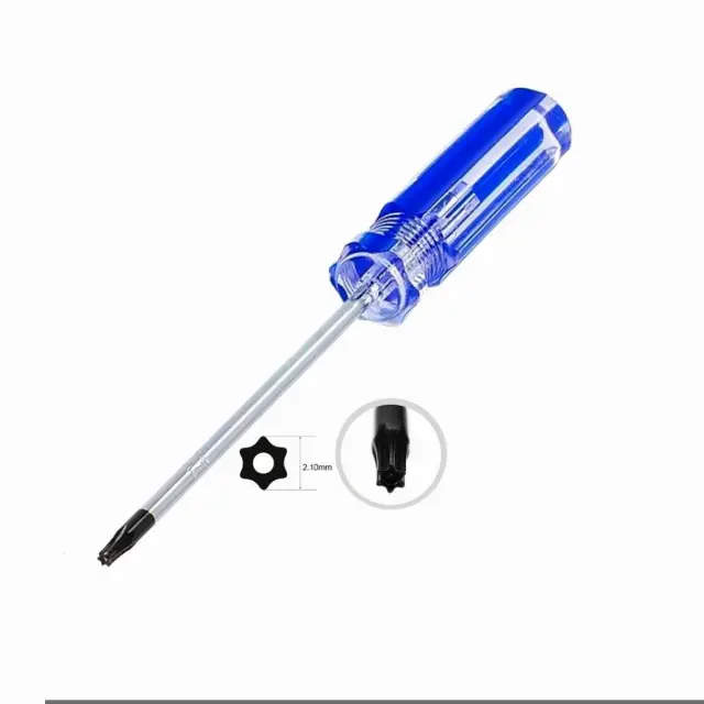 Obeng Torx Screwdriver Obeng Bintang Dengan Lubang Dan Magnet