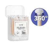 Cotton Bud Swab Bamboo Pembersih Telinga Makeup — 4