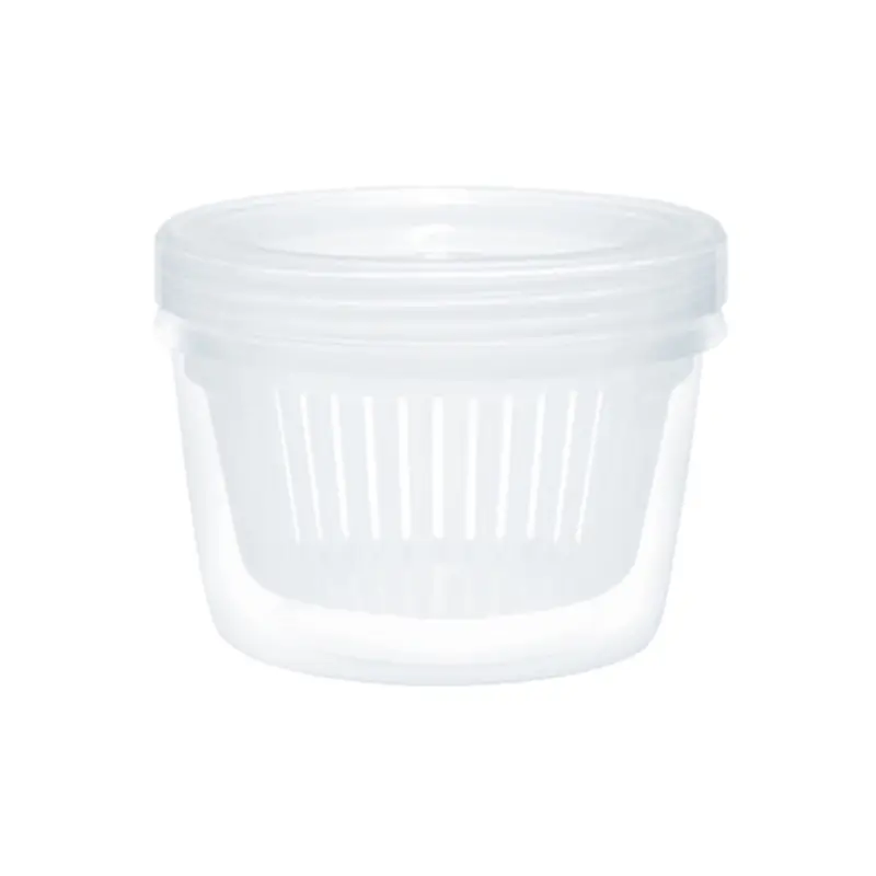 Toples Bulat Tirisan Bawang Sayur Transparan Wadah Serbaguna Dapur