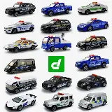 Mainan Mobil Mobilan Offroad Balap Truk Molen Polisi Diecast Cars — 4