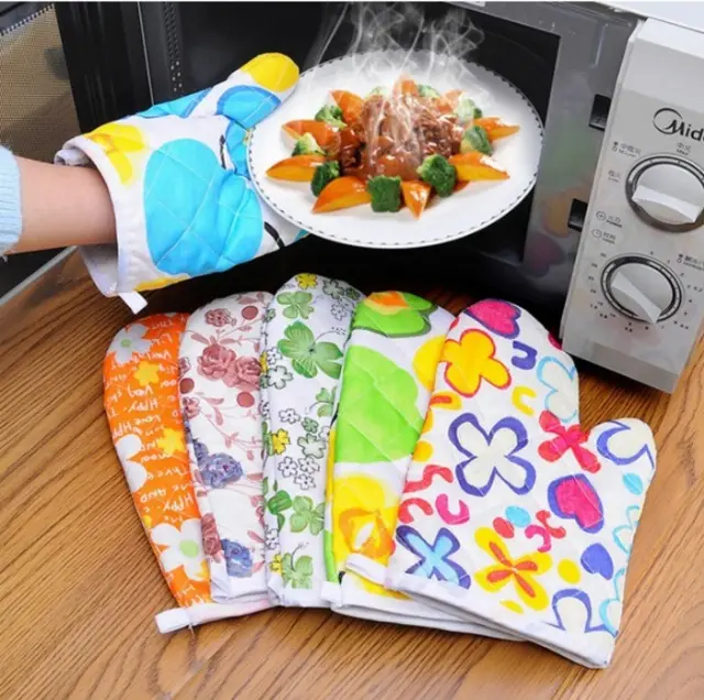 Sarung Tangan Baking Masak Oven Anti Panas Motif Anti Heat Gloves