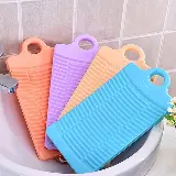 Papan Cuci Cucian Baju Pakaian Kaos Kaki Plastik Mini Washboard — 3