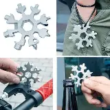 Kunci Salju 18in1 Multifungsi Pocket Tool 18in1 Snowflake Tool — 3