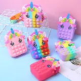Tas Selempang Pop It 3d Karakter Unicorn Rainbow Mini Kecil Anak — 5
