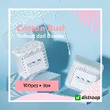 Cotton Bud Swabs isi 100 Natural Bambu Tanpa Pemutih — 2
