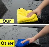 Kain Lap Microfiber Mobil Dapur 2 Sisi Tebal Halus 30x30 — 4