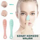 Sikat Silikon Pembersih Komedo Hidung Blackhead Finger Brush — 1