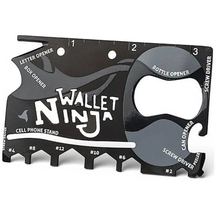 Survival Wallet Ninja 18in1 Alat Multifungsi yang Praktis dan Efisien