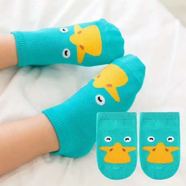 Kaos Kaki Pendek Anak Bayi Korea Motif Karakter Hewan 3d Lucu