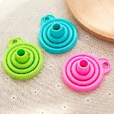 Corong Lipat Silikon Minyak Mini Kecil Portable Serbaguna Flexible — 5
