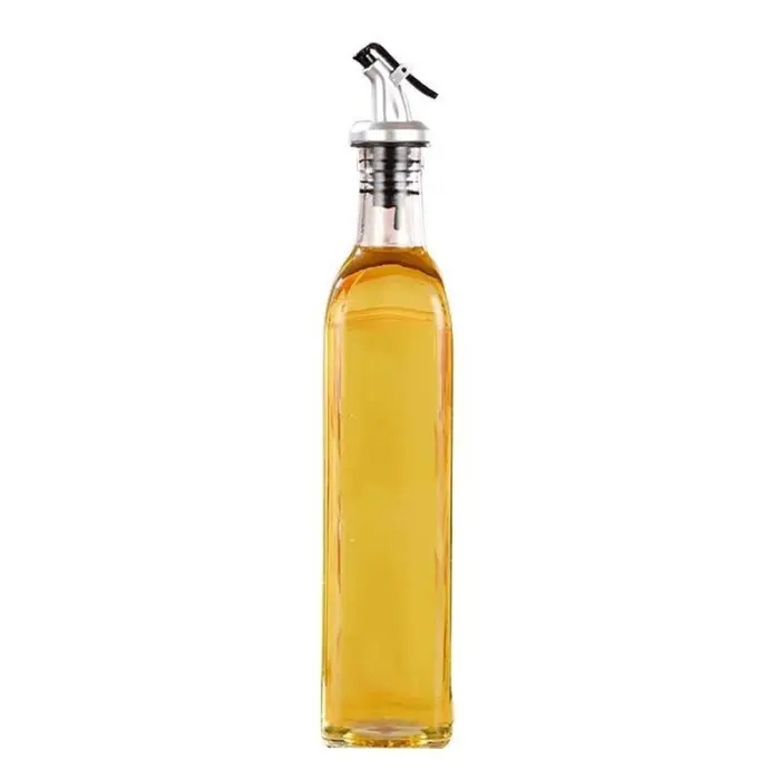 Botol Sirup Minyak Goreng Cuka Kecap Kaca 500ml Dengan Penutup Botol