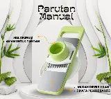 Pemotong Sayuran Manual dengan 7 Pilihan Potongan Stainless Steel — 4