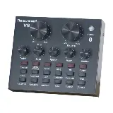 Mixer Sound Card V8 With Bluetooth Live Broadcast Audio Karaoke Hp — 4