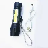 Senter Mini Led Zoom Super Terang Rechargeable Camping Piknik Hiking — 2