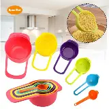 Sendok Takar Plastik / Sendok Takar Kue / Measuring Spoon Set — 1