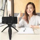 Phone Holder Tripod Mini Hp Stabilitas Adjustable 360 Universal — 5