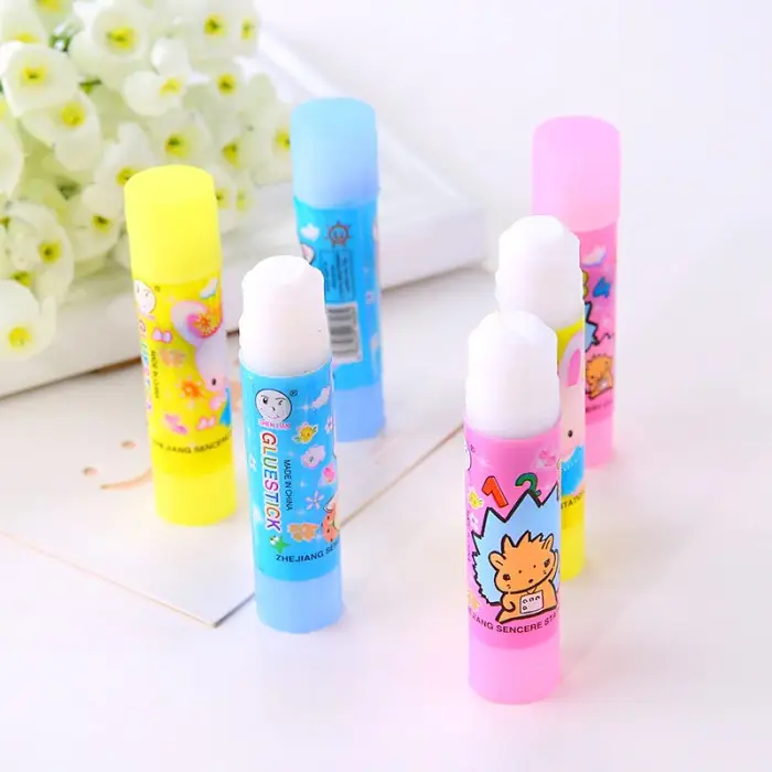 Lem Perekat Kertas Mini Stick Glue Motif Karakter 10g