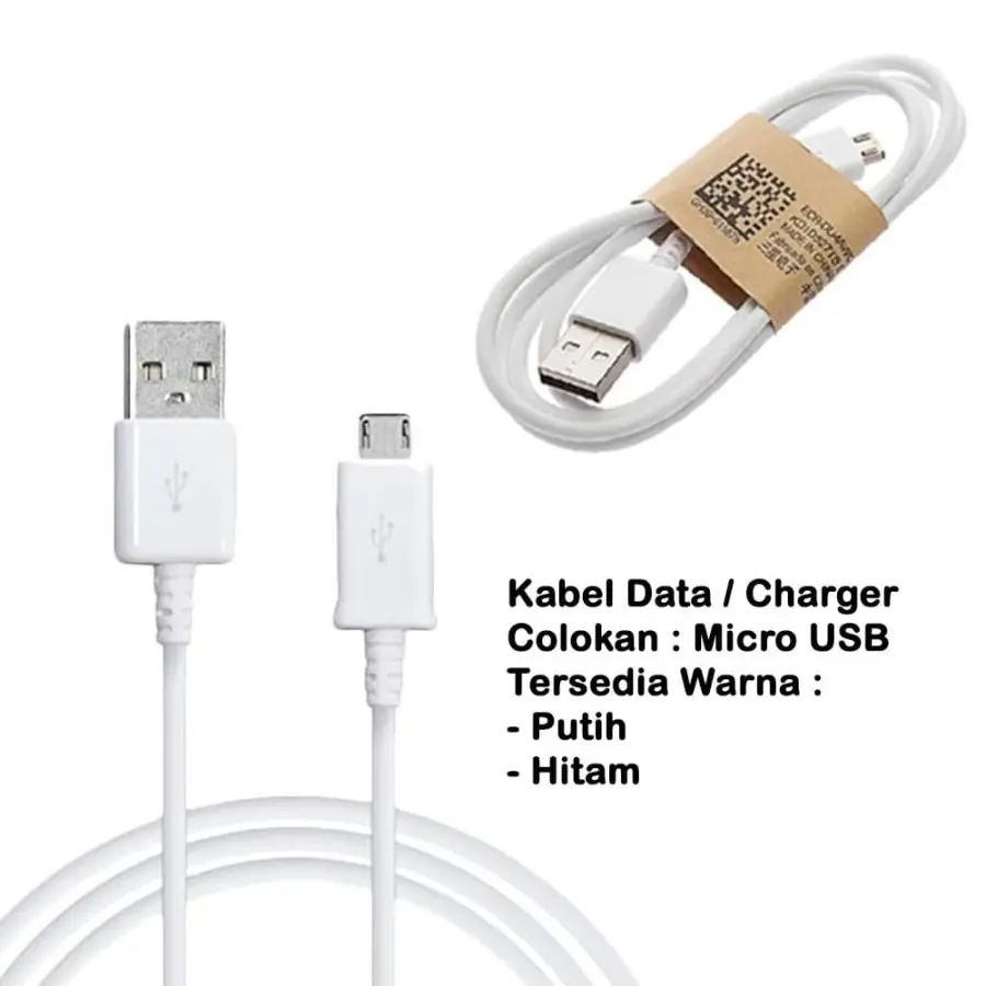 Kabel Casan Hp Micro Usb Cable Bulat 1 Meter 1a Smartphone Handphone