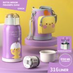 Botol Minum / Tumbler / Termos / Tempat Minum Anak 550ml Karakter - Chick - Image 3