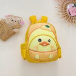 Tas Backpack Ransel Kecil Lucu Anak Wanita Korea 3d Unicorn  - Ransel Yellow Ayam