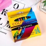 Set Art Pensil Warna Crayon Anak Isi 24 Warna non Toxic - Image 2
