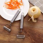 Pengupas Kulit Buah Sayur Kentang Knife Vegetable Stainless - Image 4