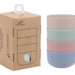 Set Mangkok Wheat Straw BPA Free Tahan Panas