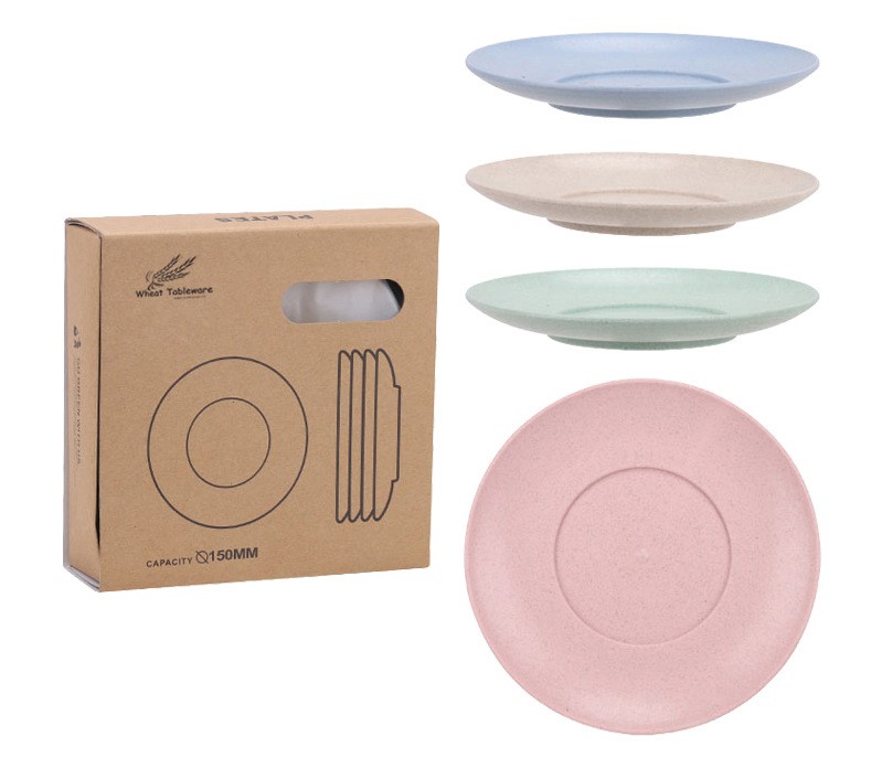 13282497334_1893091869-1673001337 Gelas 1 Set Wheat Straw Isi 4 Anti Banting - Image 1