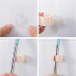 Gantungan Tempel Tempat Penyimpanan Sapu dan Pel Pada Dinding - putih - Image 5