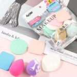 Spons Makeup Puff Bedak Wajah Beauty Blender Set 6 In 1
