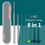 Pembersih Telinga Korek Kuping Besi Stainless Steel - Set 7 - Image 2