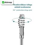 Pembersih Telinga Korek Kuping Besi Stainless Steel - Set 7 - Image 8