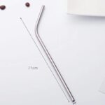 Straw Sedotan Stainless Steel Lengkung Ramah Lingkungan - Image 4
