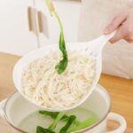 Saringan Nasi Plastik Mie Rebus Penghalus Kentang - Putih - Image 3