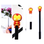 Pulpen Pen Pena Alat Tulis Tinta Gel Karakter Superhero - Spiderman - Image 3