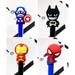 Pulpen Pen Pena Alat Tulis Tinta Gel Karakter Superhero - Spiderman - Image 4