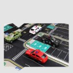 Mainan Mobil Mobilan Model Sedan Untuk Anak Laki-Laki - sedan polisi hitam - Image 2