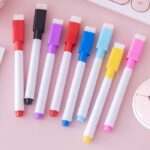 Spidol Warna Warni Whiteboard Kecil Marker Anak 2 In 1 - Ungu - Image 2