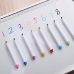 Spidol Warna Warni Whiteboard Kecil Marker Anak 2 In 1 - Ungu - Image 3