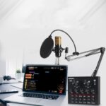 Sound Card Mixer V8 Dengan Bluetooth Live Broadcast - Image 2