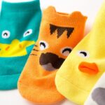 Kaos Kaki Pendek Motif Karakter Hewan 3D Untuk Bayi - Ayam - Image 4