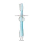 Sikat Gigi Silikon Extra Soft Finger Toothbrush Teether - Biru - Image 5