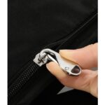 Zipper Kepala Resleting Logam Universal Multifungsi - hitam